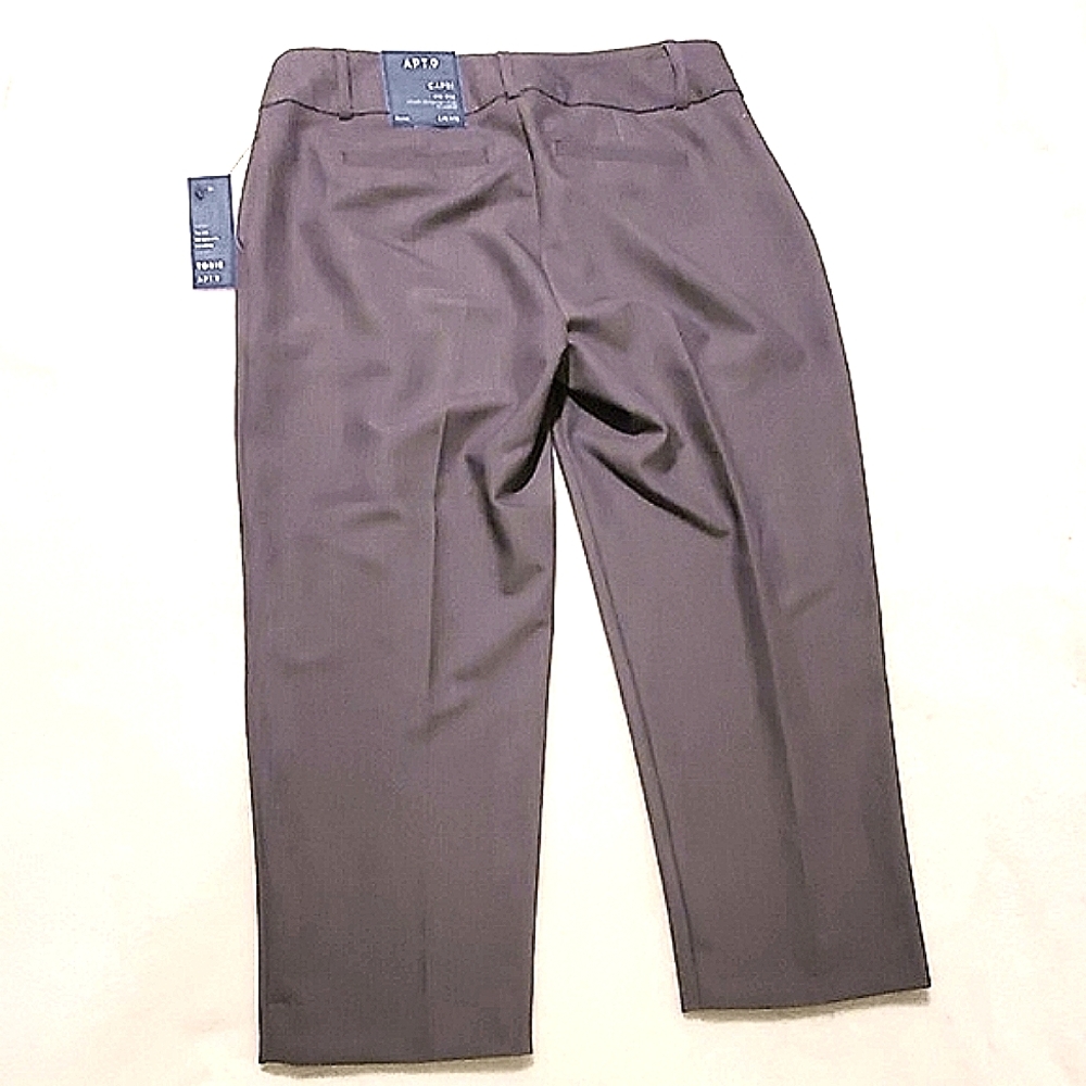 NWT Petite Apt. 9 Torie Capri Pants - Picture 3 of 4
